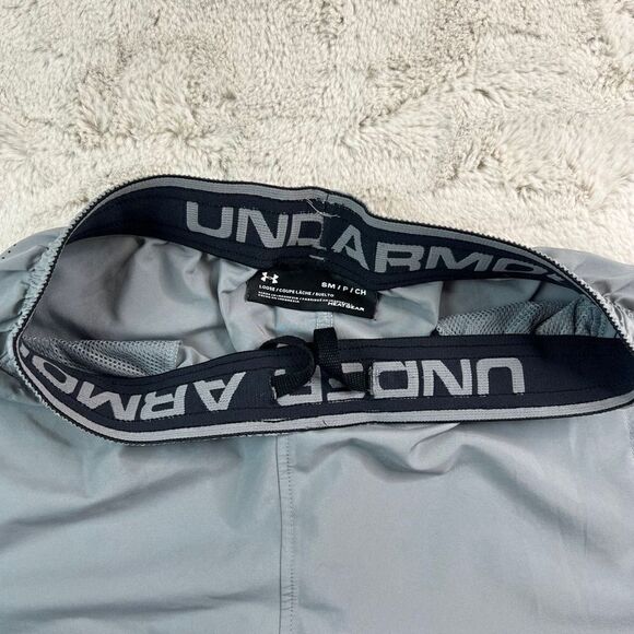 Under Armour Heat Gear Gym Shorts Mens Small Loose Fit Elastic Waist Pockets - Picture 2 of 9